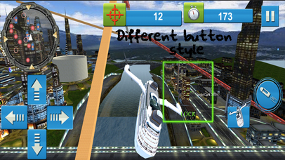 Flying Cruiser Race - Ultimate Air ship 模拟器 screenshot 4