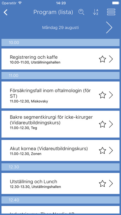 Sveriges Ögonläkarförenings Årsmöte 2017 screenshot 2