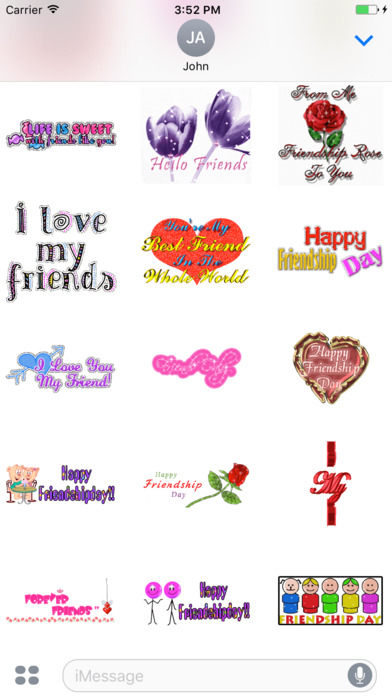 Friendship Day GIF Stickers screenshot 3