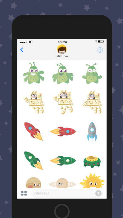 Outer Space Sticker Pack screenshot 3