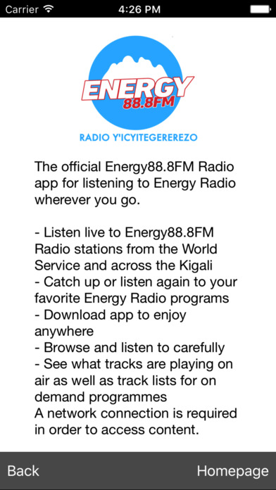 Energy88.8Fm screenshot 3