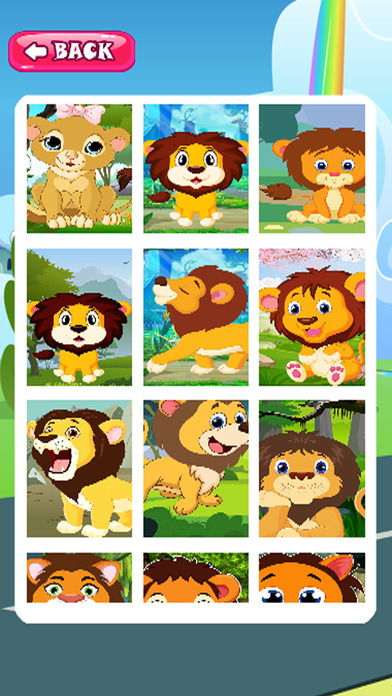 Animal World Lion Games Jigsaw Puzzles screenshot 2