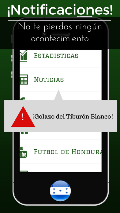 Tiburón Blanco - Fútbol de Honduras screenshot 3