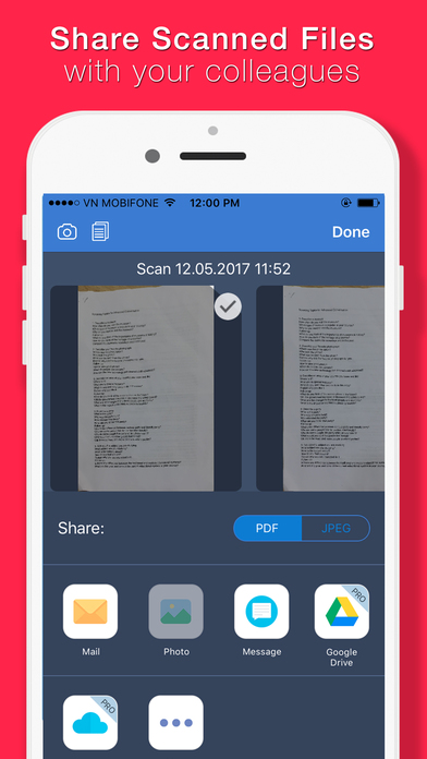 PDF Scanner App Pro - Document File Scan Signature screenshot 2