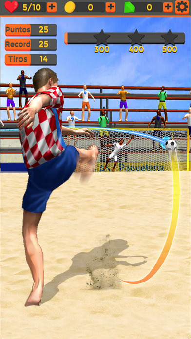 Shoot 2 Goal - Beach Soccer screenshot 2