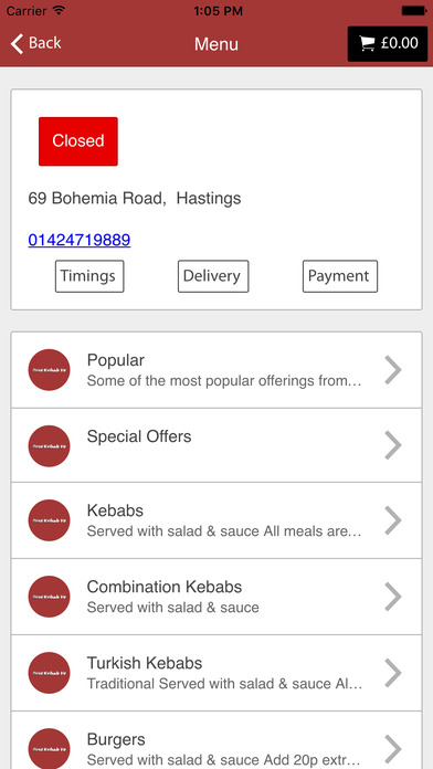 Best Kebab Ye Hastings screenshot 2