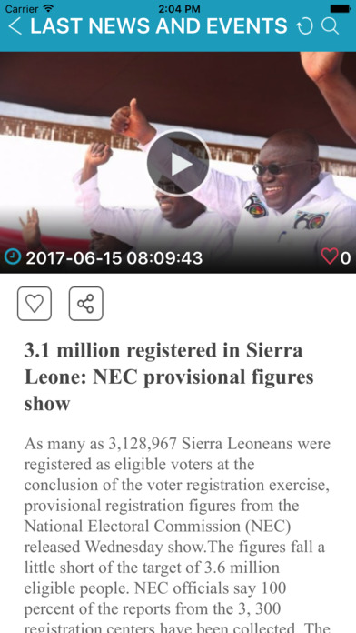 SALONE ELECTIONS UPDATE screenshot 4