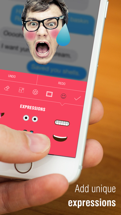 Emoji Me+ Create Face Emojis for iMessage screenshot 3