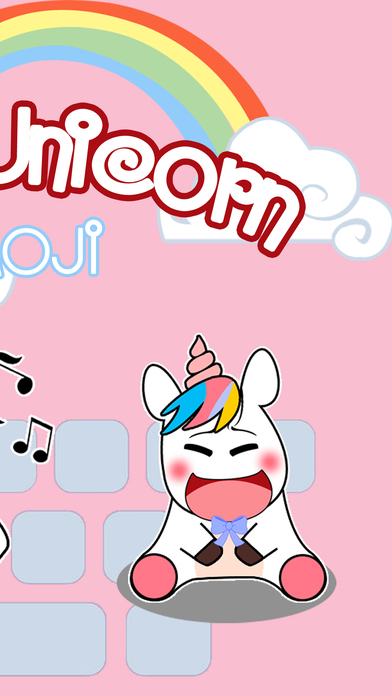 Lovely Pupu Unicorn - Cartoon Emoji screenshot 2