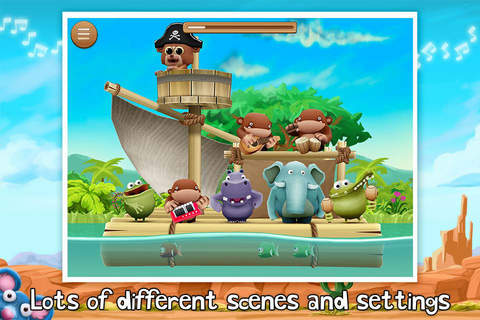 Animal Band ~ Christmas Songs ~ 3D Interactive Music Toy Entertainment