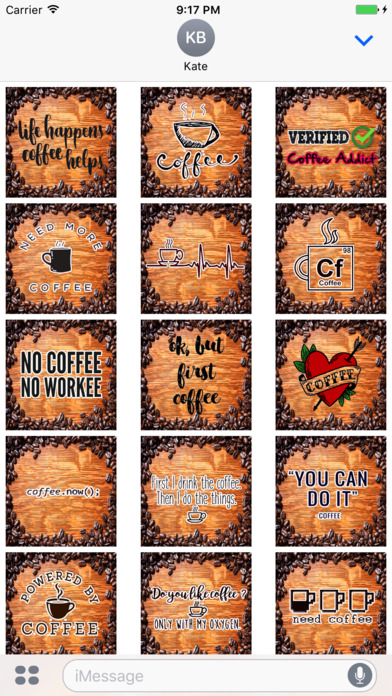 Coffee First Stickers screenshot 2