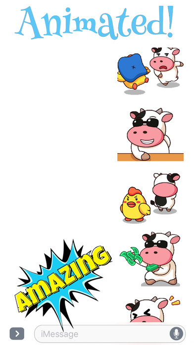 Milk Cow Party Time Animated screenshot 2