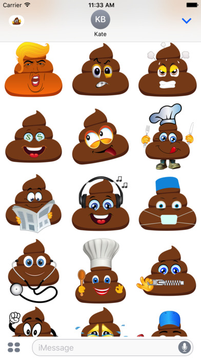 Poop Men Sticker Emoji screenshot 3