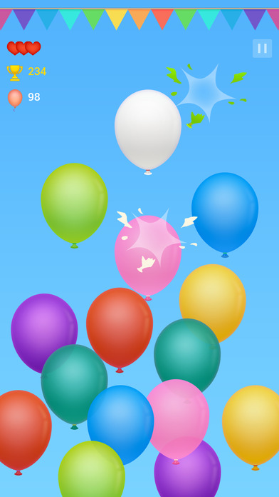 Balloon Pop Game - Without Ads screenshot 2