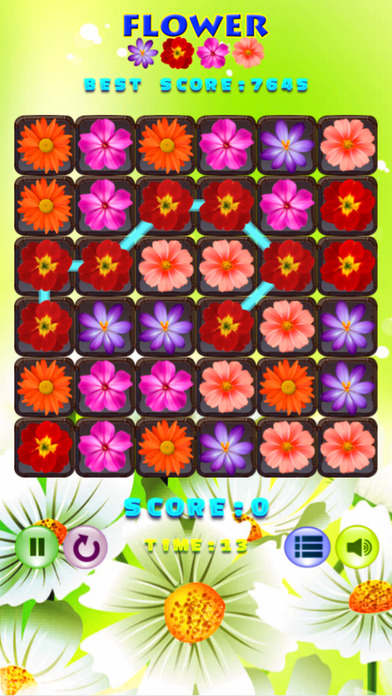 Flower Beautiful Puzzle Match 3 Games screenshot 2