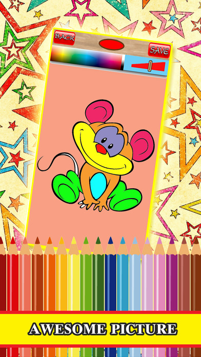 Mouse Junior Coloring Book Game for Kids screenshot 2