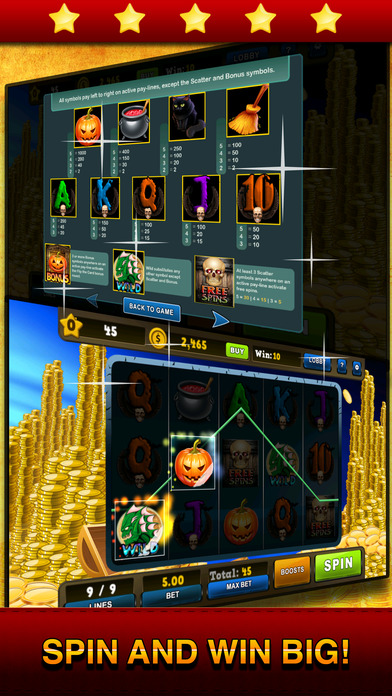 Spooky Zombie Slots screenshot 2