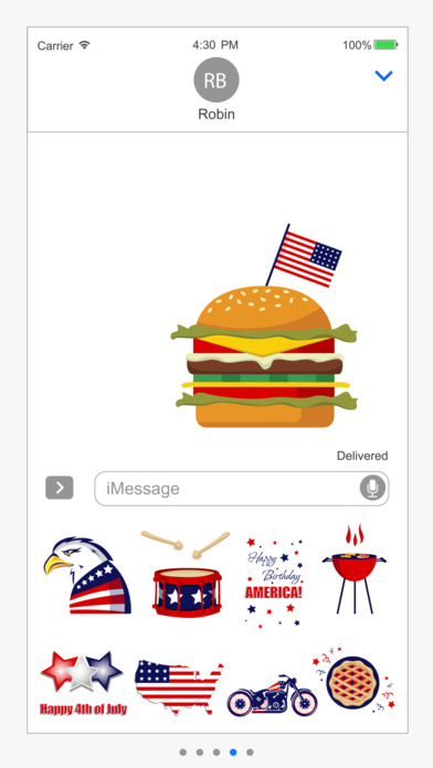 4th of July America Stickers screenshot 3
