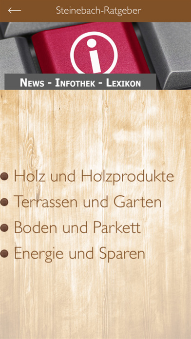 Steinebach-App screenshot 2