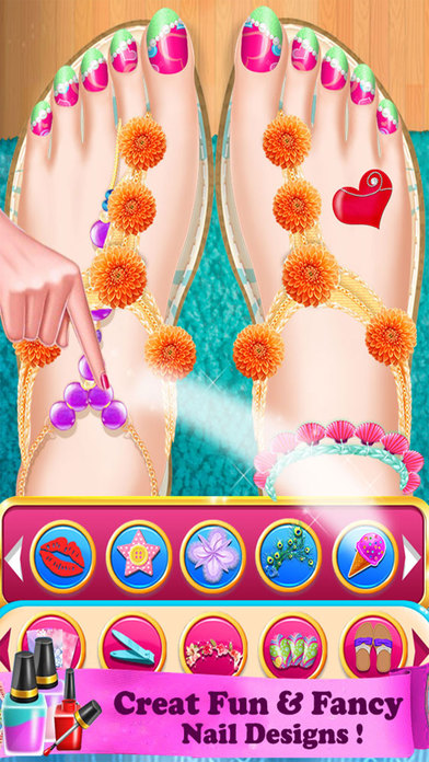 Princess Toe Nail Salon Girl screenshot 2