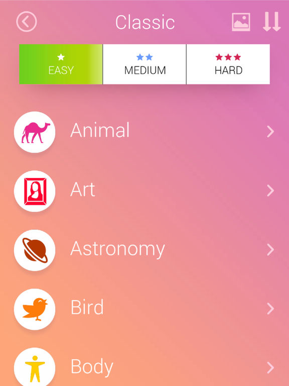 Screenshots of Word Search Pro‧ for iPad