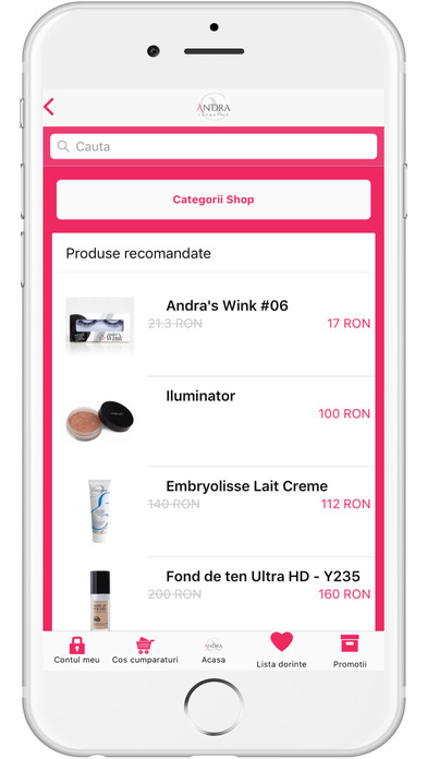 Andra Cosmetics App screenshot 4