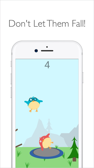 Bouncy Birds - Trampoline Games screenshot 2