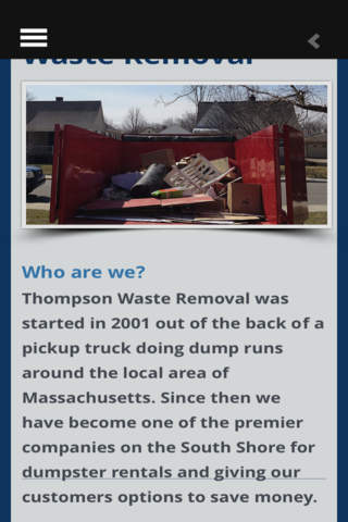 Discount Dumpsters screenshot 2
