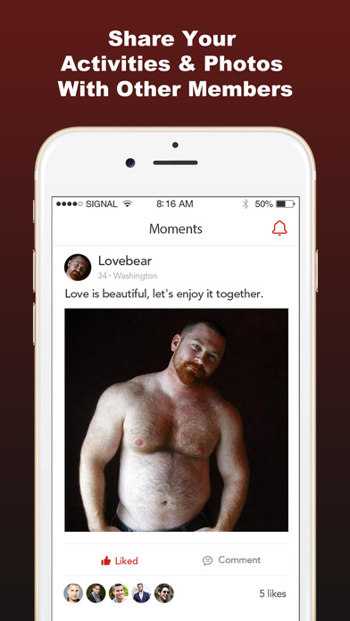 GBear: Gay Dating App, Chat & Hookup Bear or Daddy screenshot 2