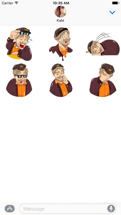 Funny Taxi Driver Stickers screenshot 2
