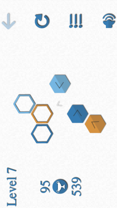 Hexagon Brain Puzzle screenshot 2