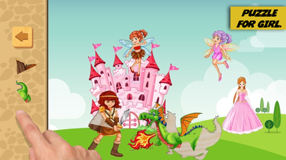 Fairytale princess - Education puzzle for girls screenshot 3