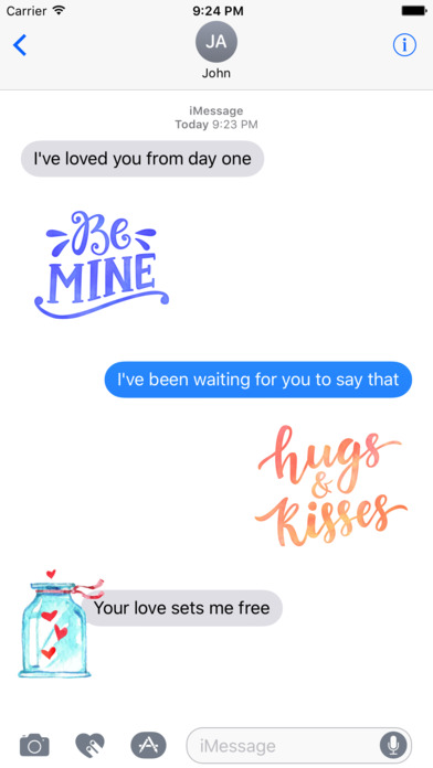 Watercolor Love, Gifts & Quotes Stickers screenshot 4