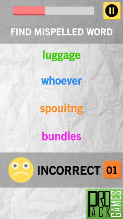 Spot Misspelled Word Homeschooling & Spelling Test screenshot 4