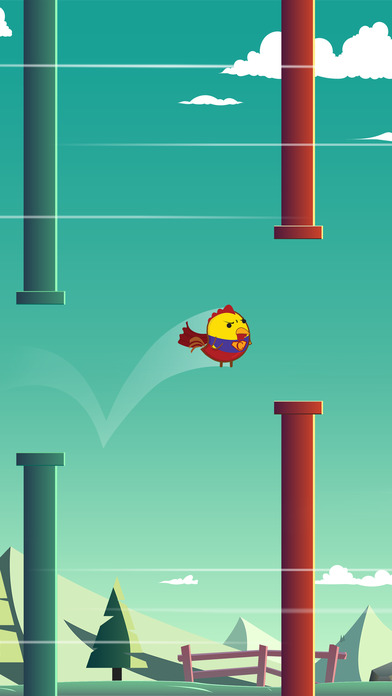 Flappy Scream - A Loud Chicken Adventure screenshot 2