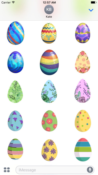 EasterMojis - Cute Easter Egg Stickers screenshot 2