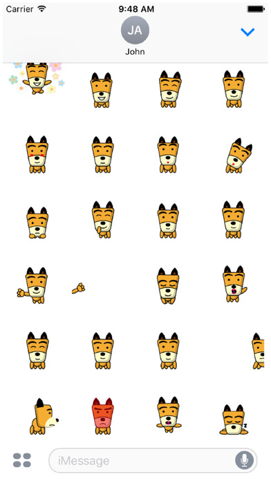 TF-Dog Animation 5 Stickers screenshot 2