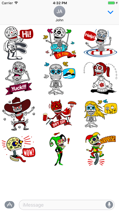 Day of the Dead Stickers Set screenshot 3