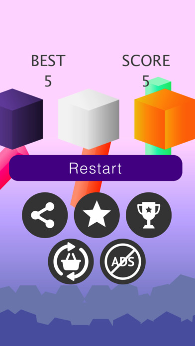 Cube Jumper - Jump to balance cube on pole screenshot 3