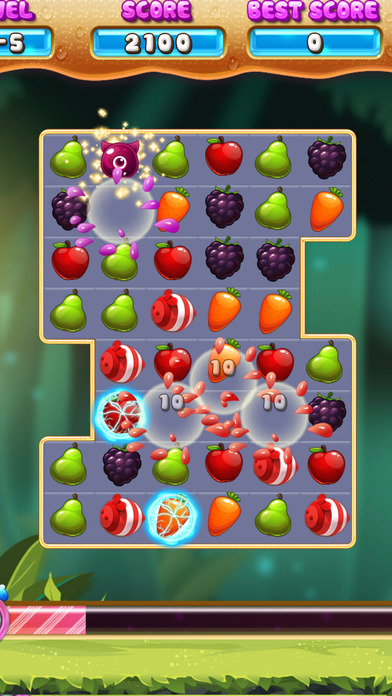 Forest Fruits Lite - Puzzle Match 3 Game screenshot 3