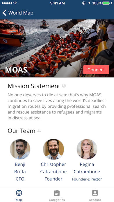 Connect&Care - Donate Globally screenshot 2