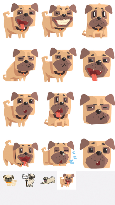 PugMojis - Pug Emoji & Sticker screenshot 4