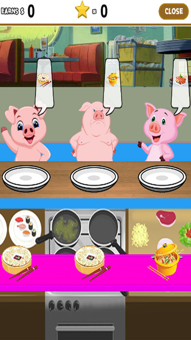 Kids Pa Cooking Games Food Restaurant Pep Pig screenshot 2