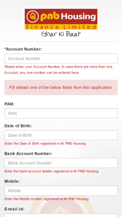 PNB Housing Customer Portal screenshot 2