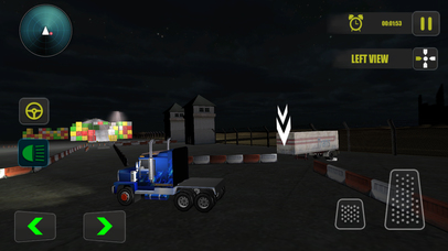 Night Truck Parking Driver 3D – Highway Garage screenshot 2