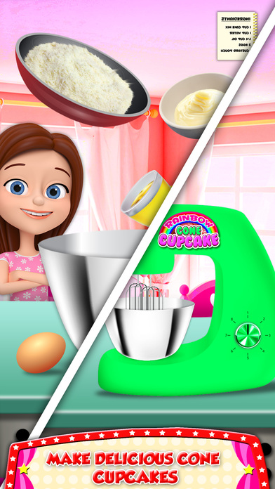 DIY Ice Cream On Cupcake! Cool Desserts Chef Game screenshot 2