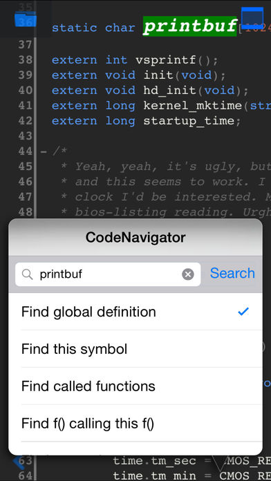 CodeNavigator iPhone Lite screenshot 2
