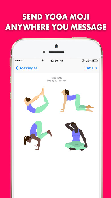 YogaMoji - Yoga Emoji & Stickers screenshot 2