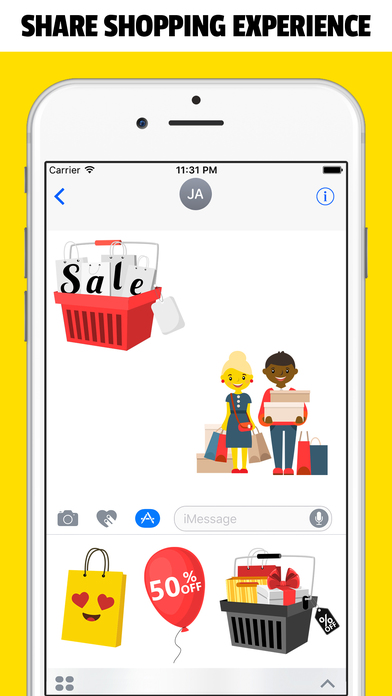 ShoppingMoji - Shopping Deals Emoji Sticker App screenshot 2