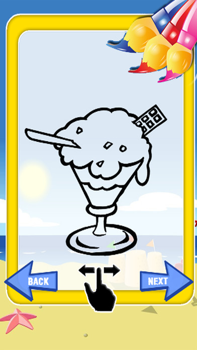 ice cream games coloring pages - photo #47
